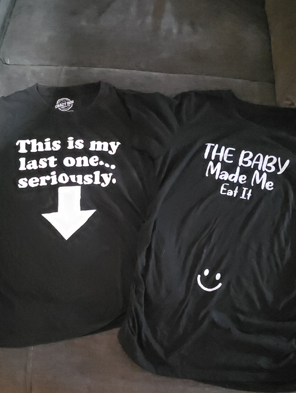Funny Black Maternity Tshirt Bundle